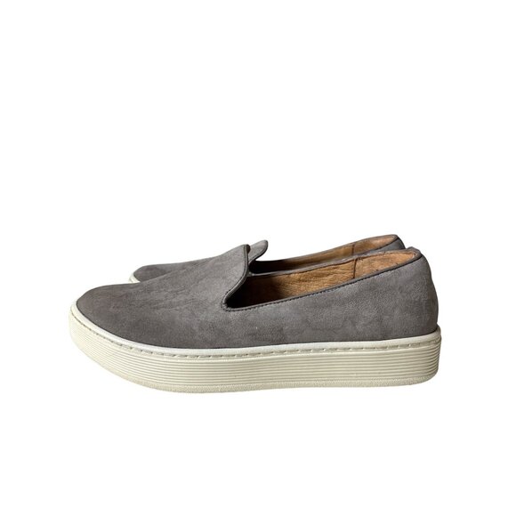 Sofft Somers Slip On‎ Shoes Size 6 Snare Gray Flats Comfort Suede Leather Loafer - Picture 5 of 11